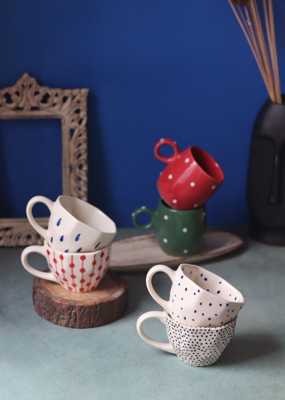 Set of 6 Polka Love Combo (for the price of 5) handmade in india