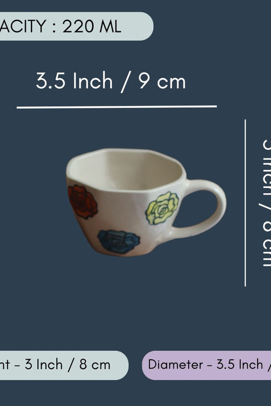 Roses Mug - (Set of Four - Get 2 FREE)