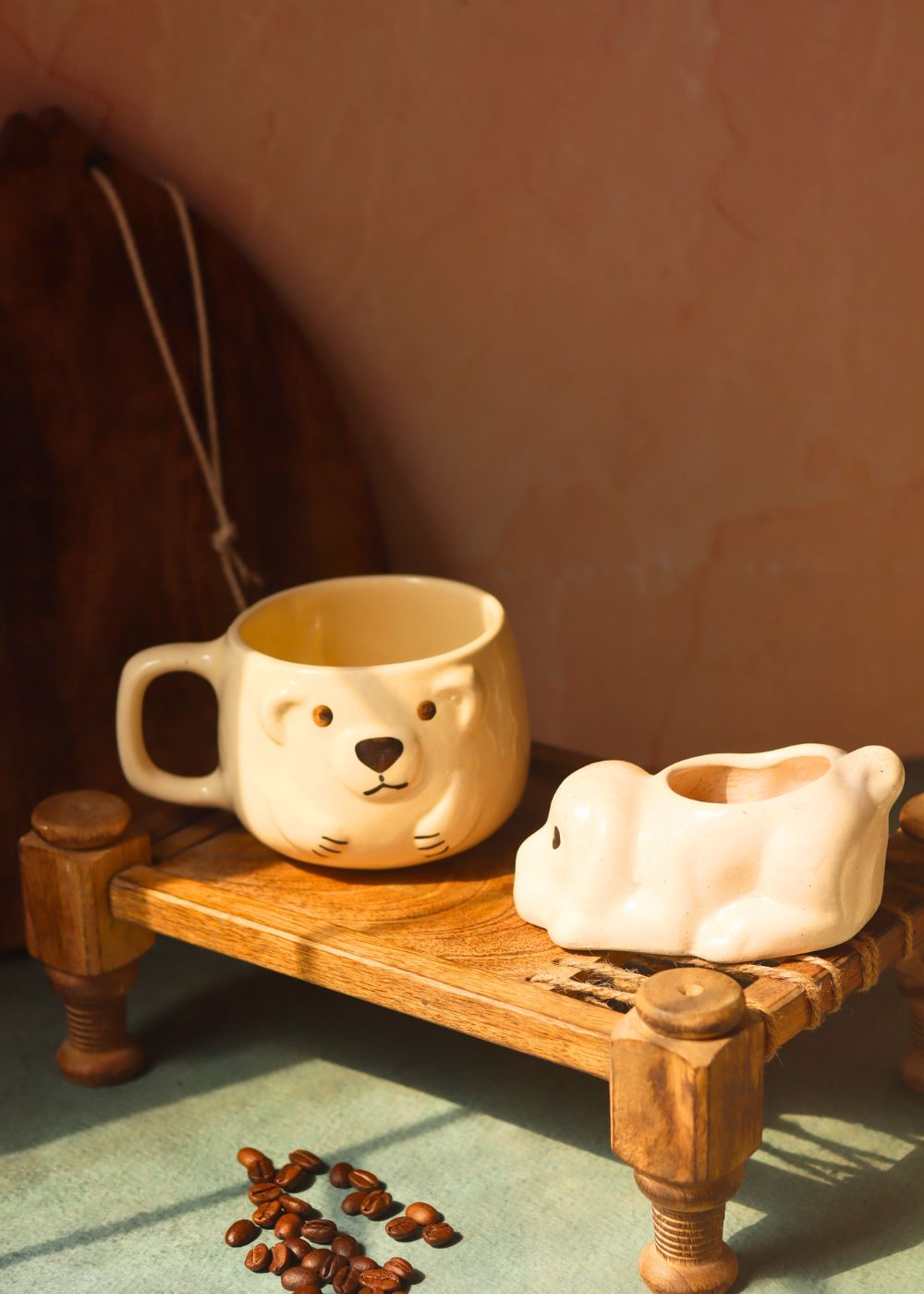 Set of 2 - Bark & Brew Combo handmade in India