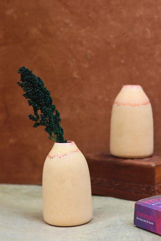 Shaded Cream Bud Vase with premium quality material
