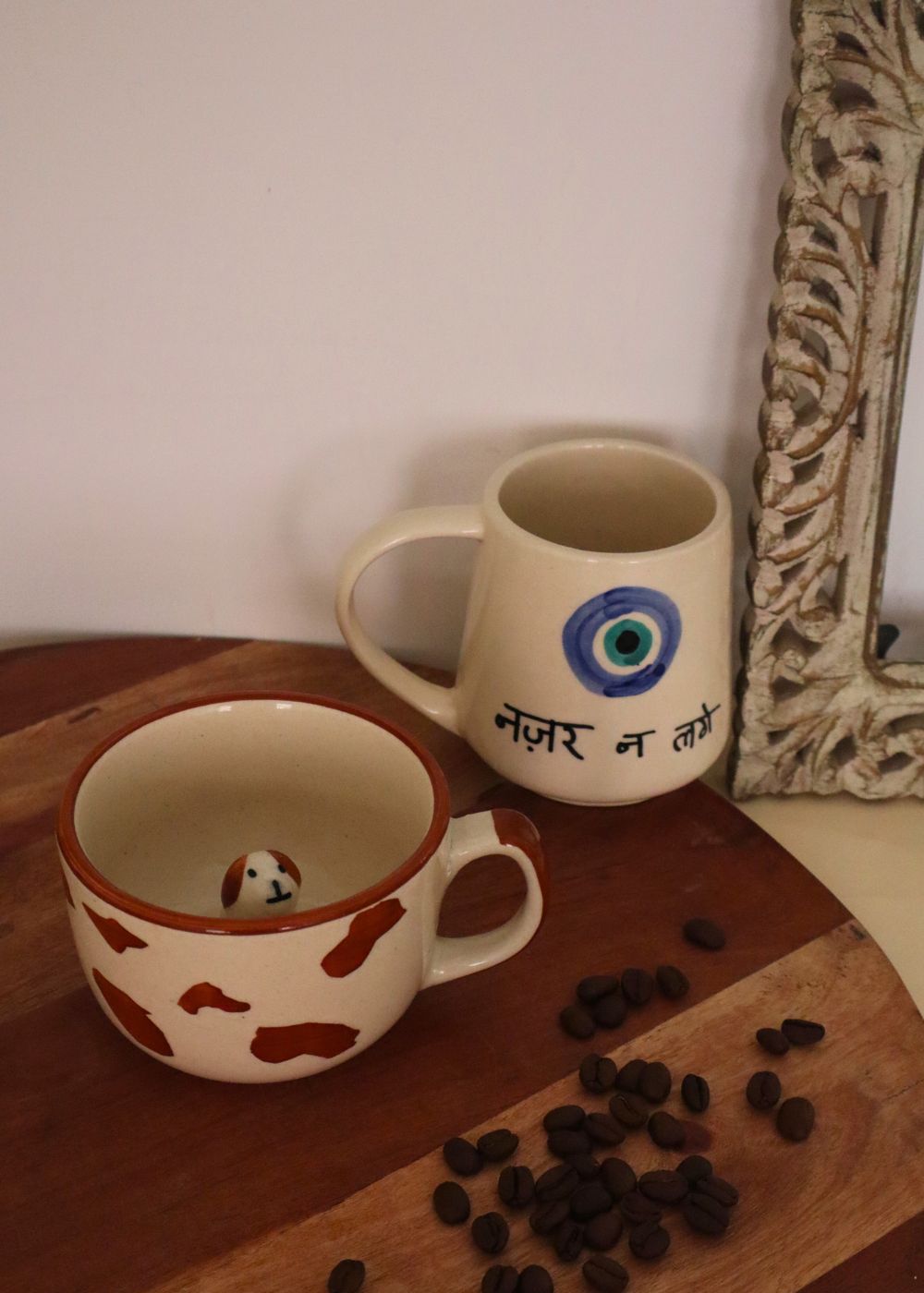 Set of 2 ceramic mug