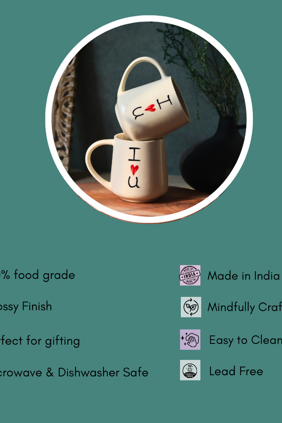 heart you mug with details