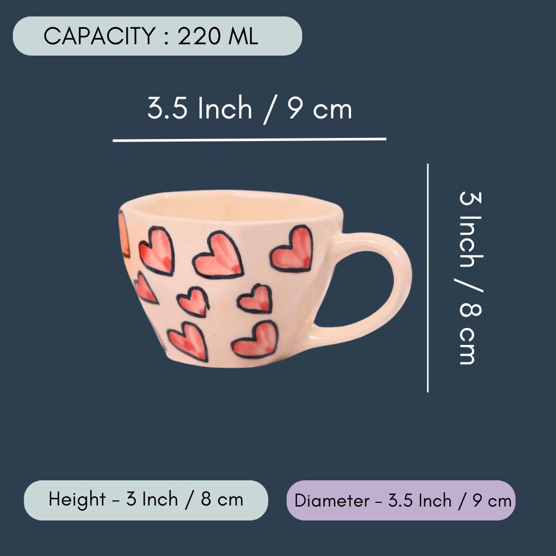 Pink Heart Mug