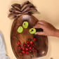 Wooden Pineapple Platter