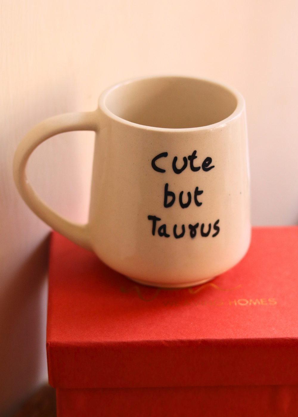 handmade mug with luxury gift box