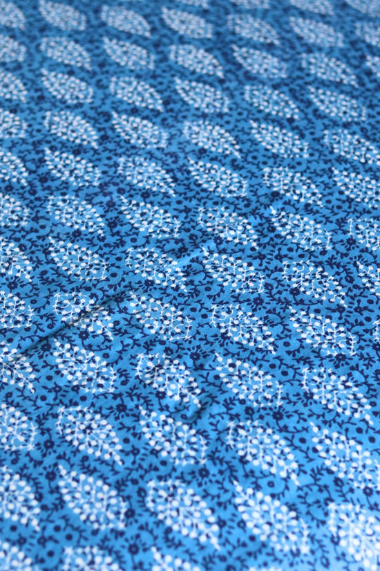 block printed design bedsheet