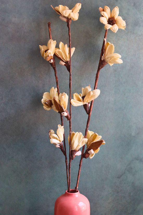 handmade dried tulip bunch