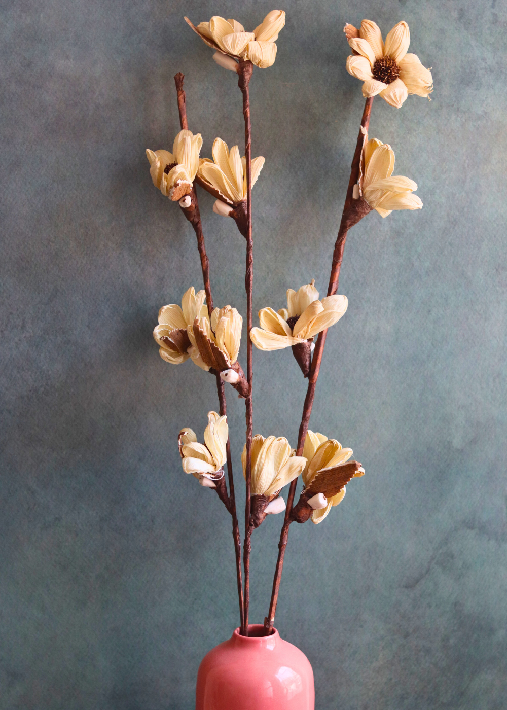 handmade dried tulip bunch
