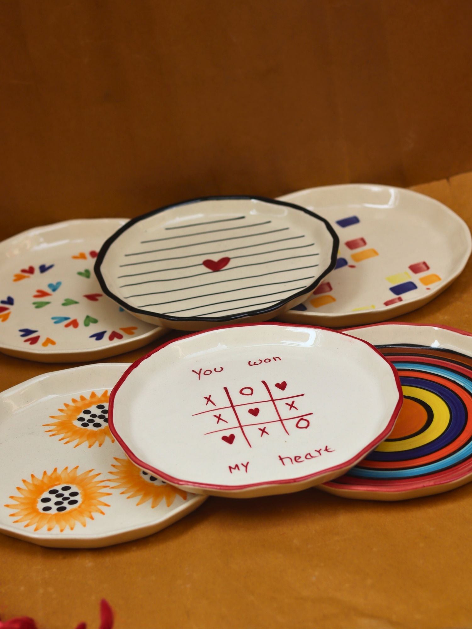 Set of 6 Little Bites snack Plates (for the price of 5) with premium quality material