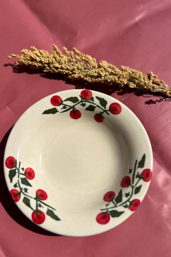 Cherry Field Pasta Plate made by ceramic