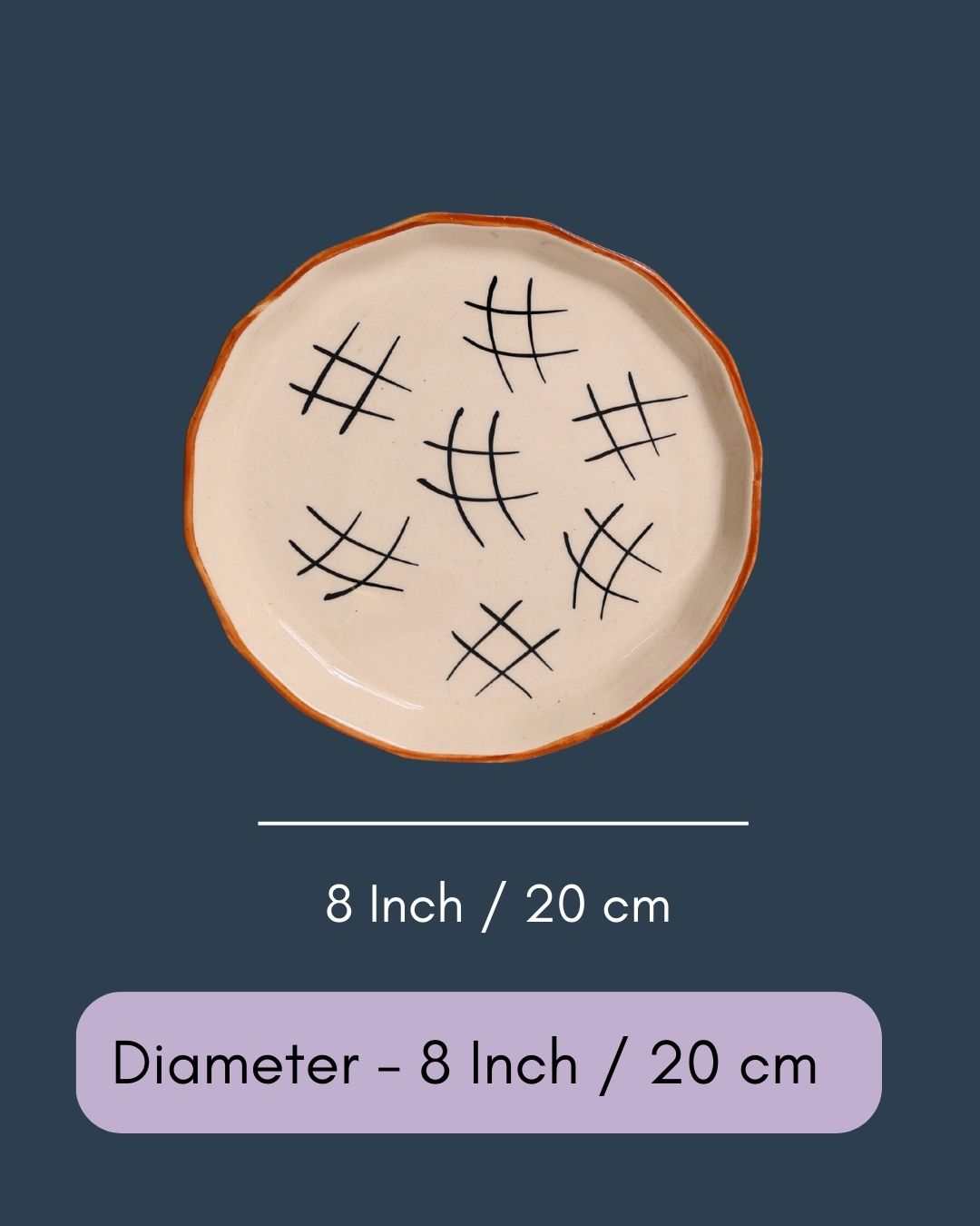 Tic Tac toe Plate