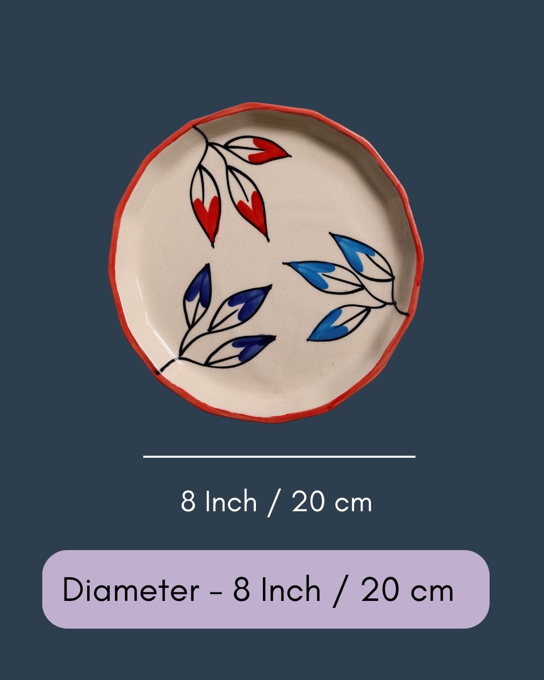 Christmas Fern Plate