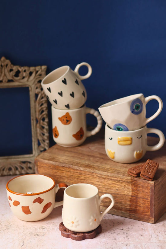 Set of 6 (Pinteresty Mugs) for the price of 5 made by ceramic