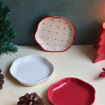 Set of 3 - Treat & Sweet Dessert Plates made by ceramic