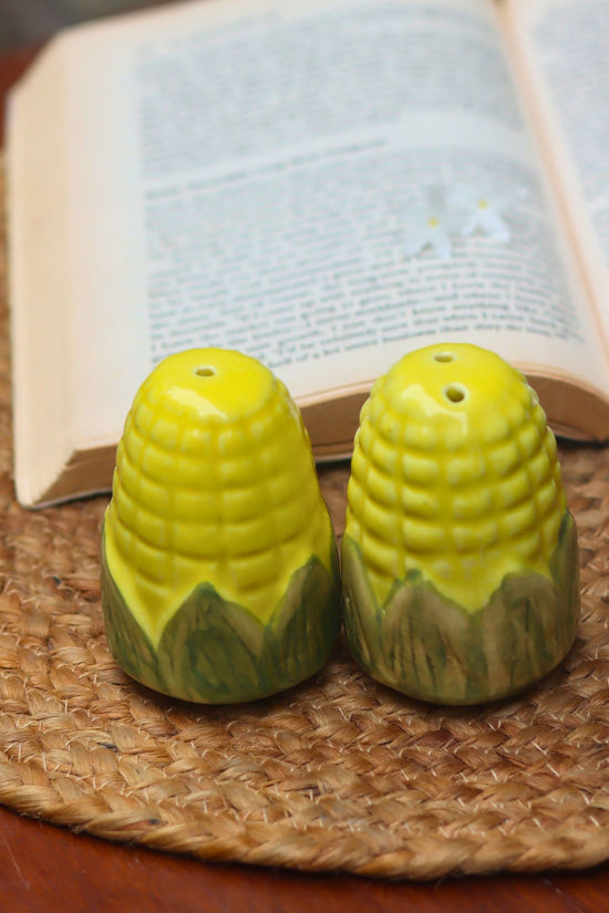 handmade Corn Salt Pepper Shakers