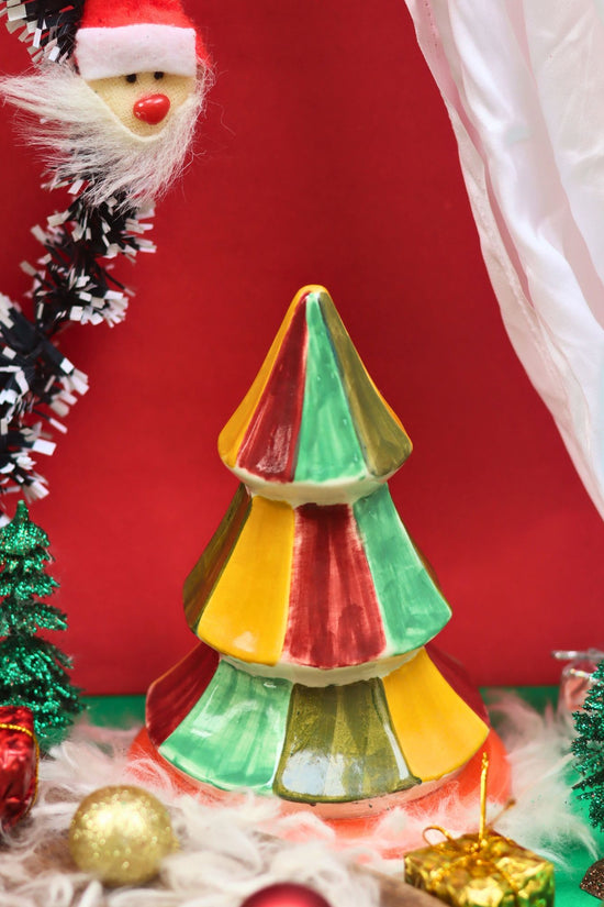 Vibrant Christmas Tree handmade in India