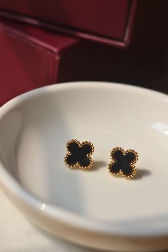 waterproof Set of 2 - Stary Bow & Clover Earrings combo 