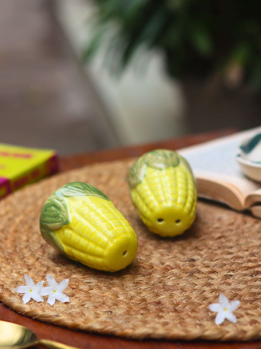 Corn Salt Pepper Shakers handmade in India