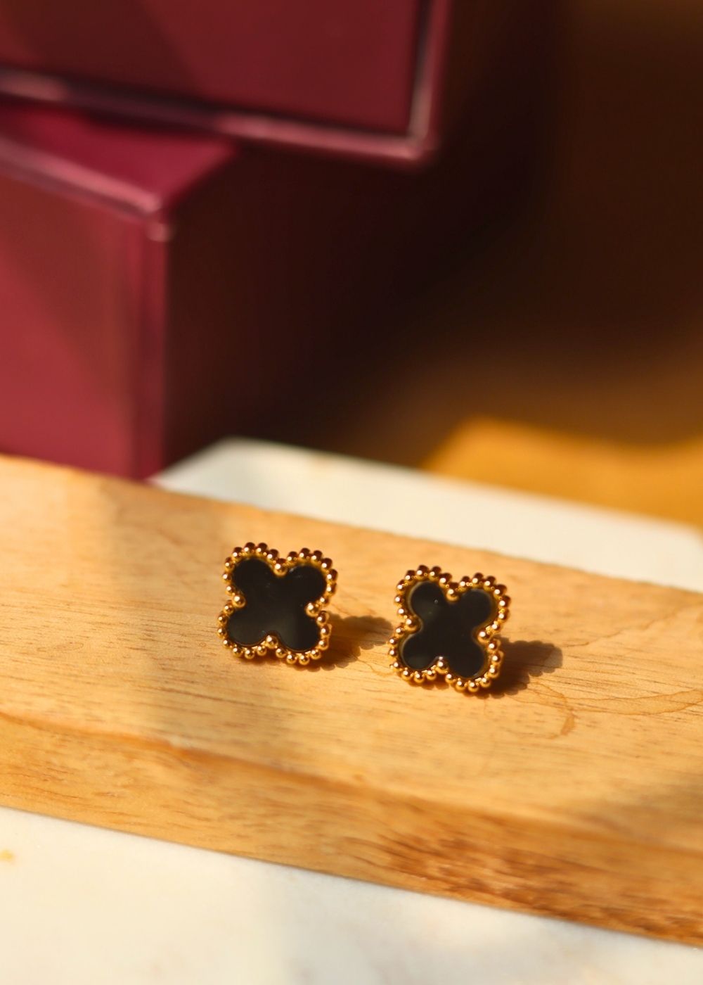 waterproof  Clover Earrings