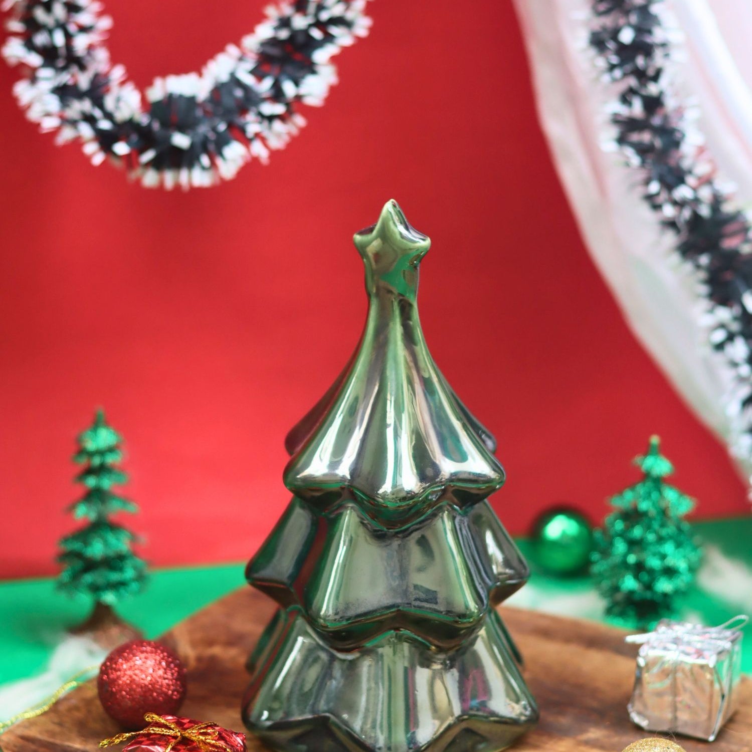 Handmade Green Star Christmas Tree for this festive season