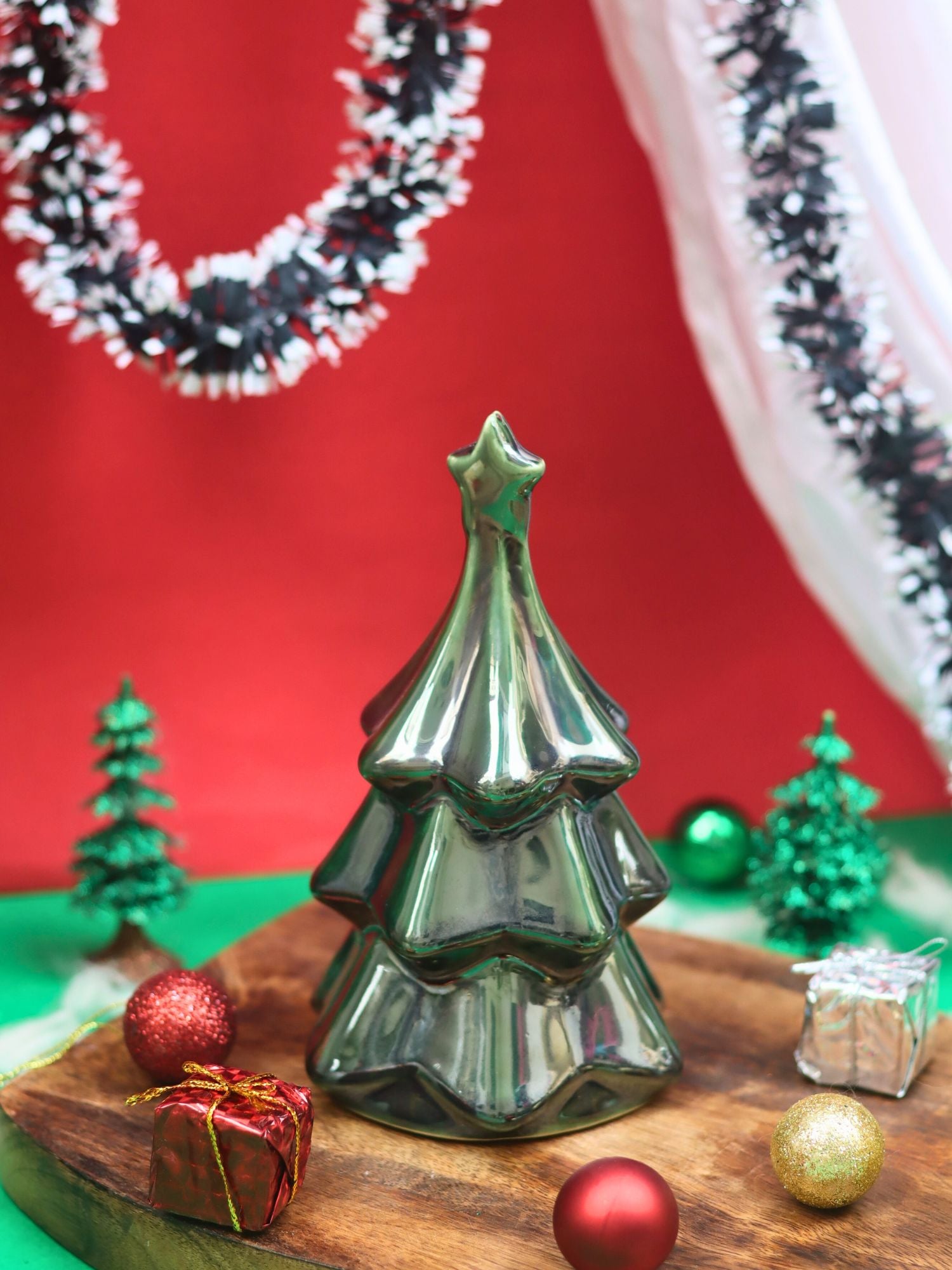 Handmade Green Star Christmas Tree for this festive season