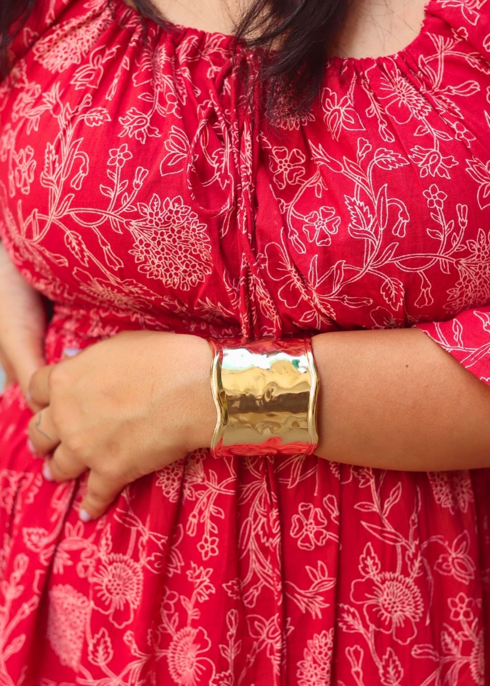 Gold Studded Bracelet handmade in India