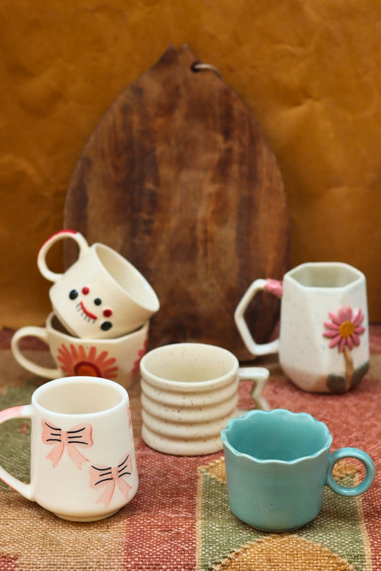 Set of 6 Minimalist coffee Mug (for the price of 5) with premium quality material