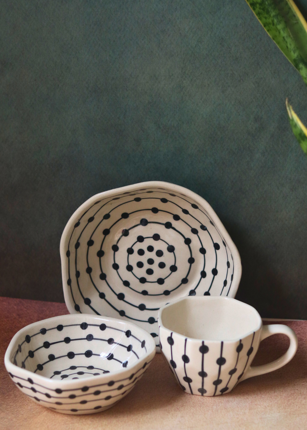 Stunning design breakfast bowls & coffee mug