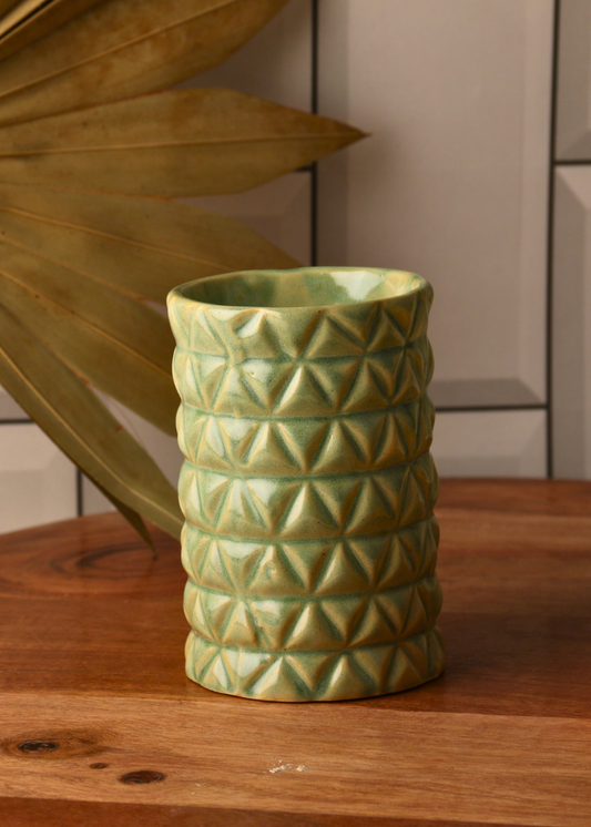 Ceramic brush holder