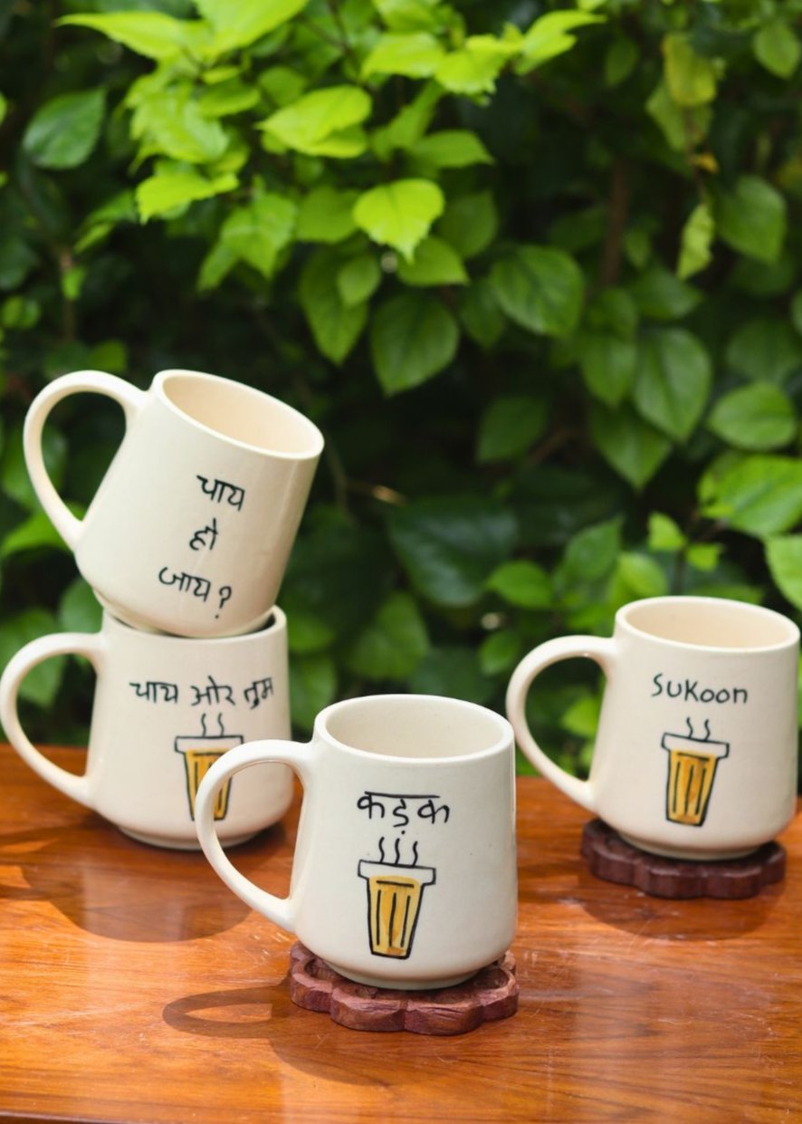 Set of 4 - The Chai Lovers Edit made by ceramic