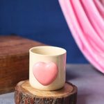 Handmade Pink Heartbeat Coffee Mug