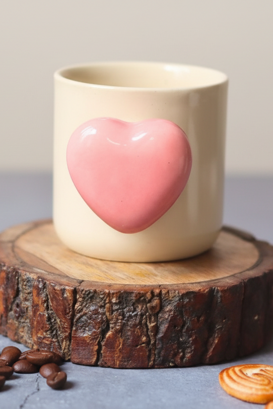 Pink Heartbeat Coffee Mug