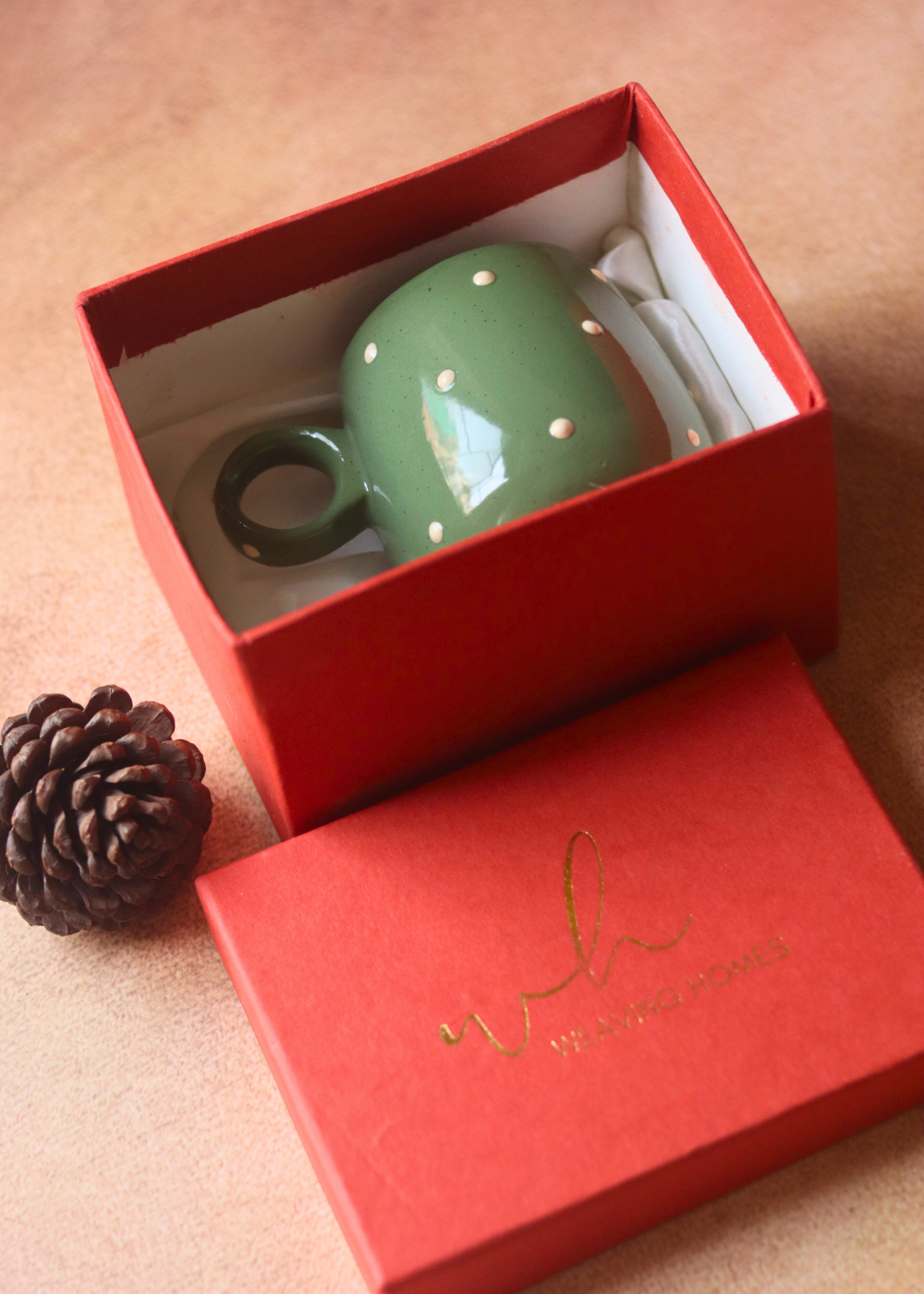 Handmade ceramic coffee mug