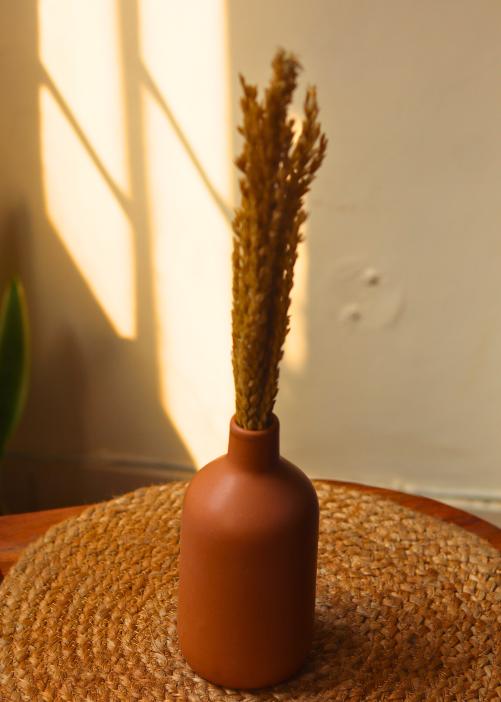 Brown Touch caramel vase