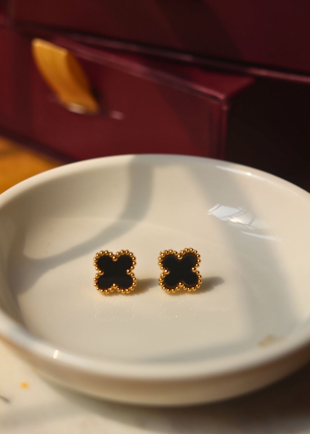 Clover Earrings handmade in India