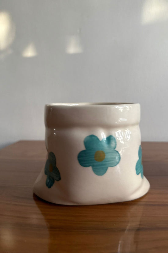 Blue Floral Pouch Mug