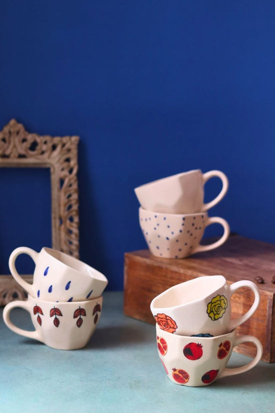 Set of 6 Brew Bliss Mugs (for the price of 5) with premium quality material