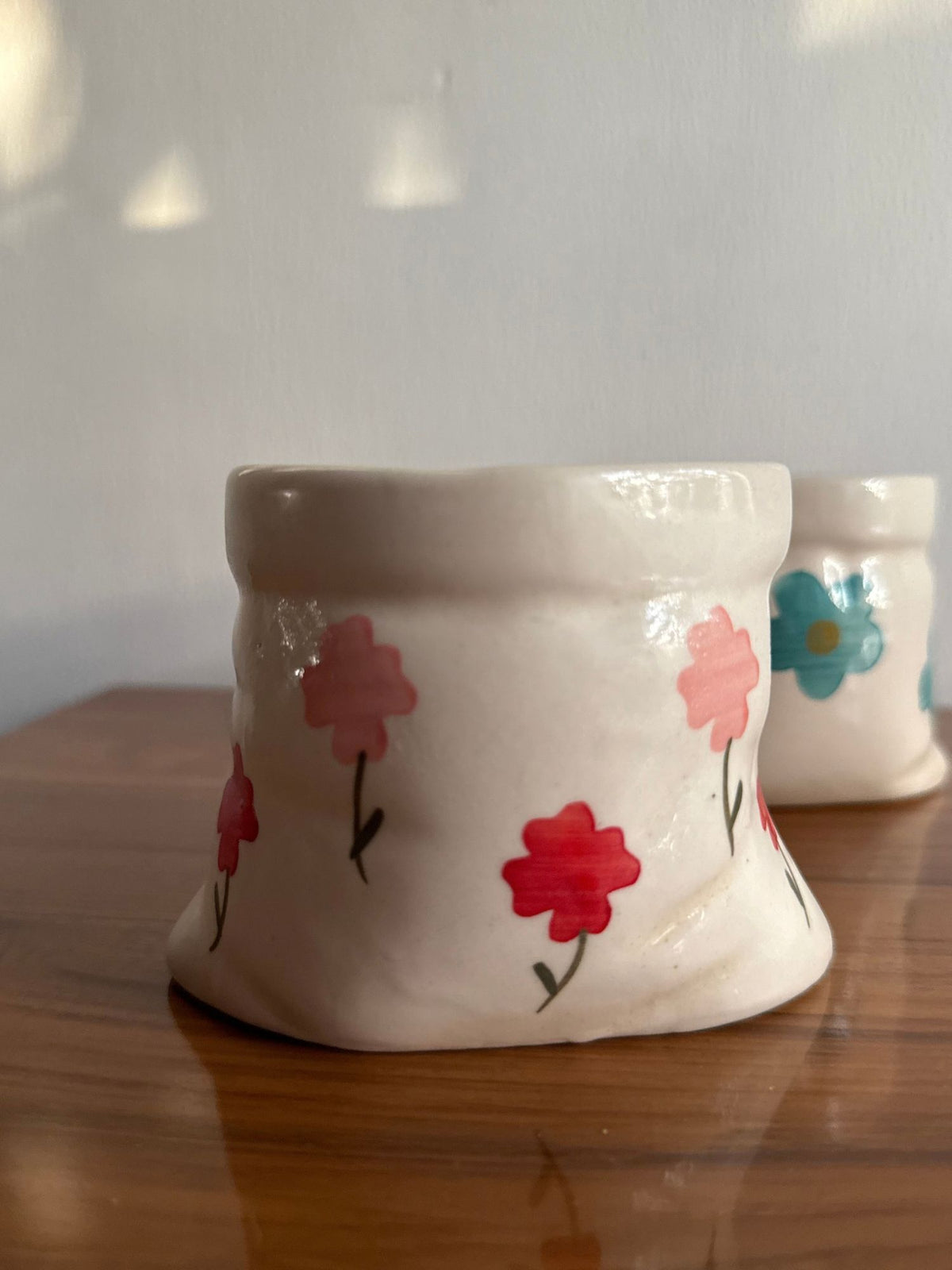 Pink Flowers - Pouch Mug