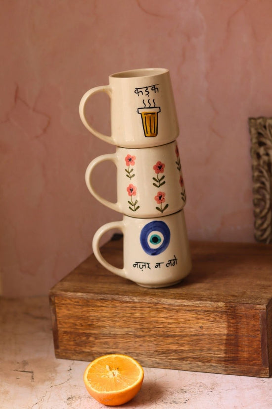 Set of 3 - Kadak Moments Mugs with premium quality material