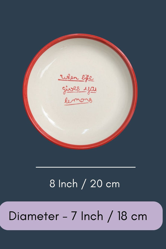 When Life Gives You Lemons - Pasta Plate