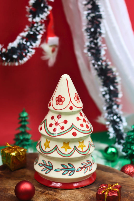 Hand painted White Christmas Tree with premium quality material
