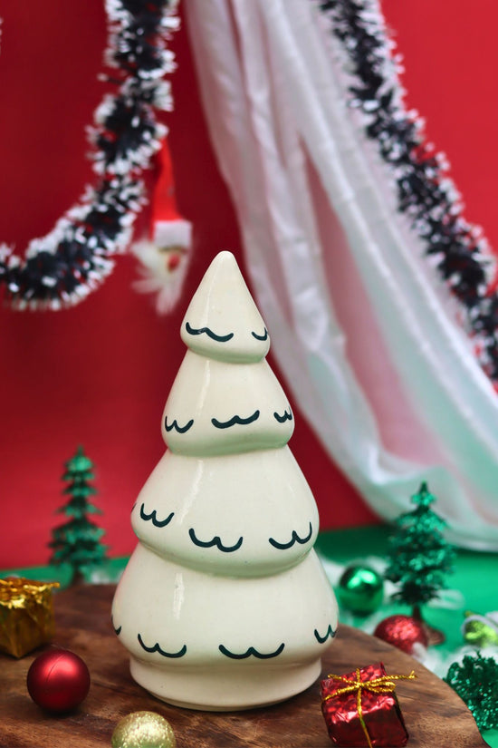 handmade Snow White Christmas tree for this chistmas festive season