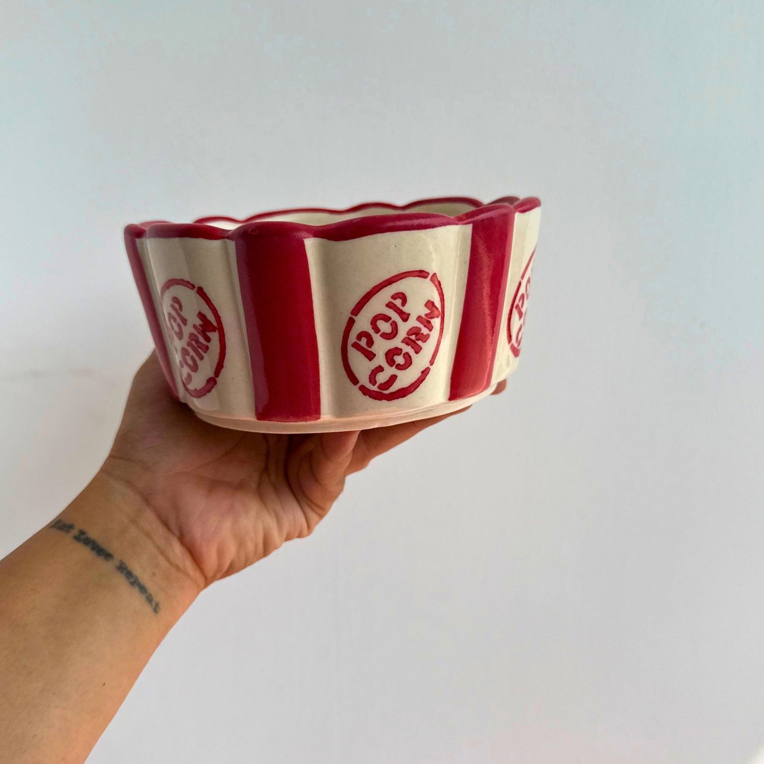 handmade The Movie Night Popcorn Bowl