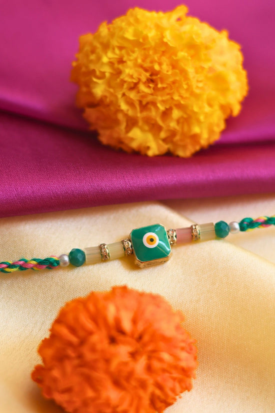 Nazar Na lage Rakhi handmade in India