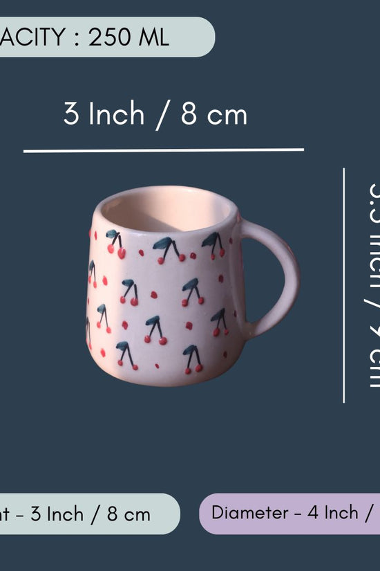 Cherry Embrossed Mug in a Gift Box