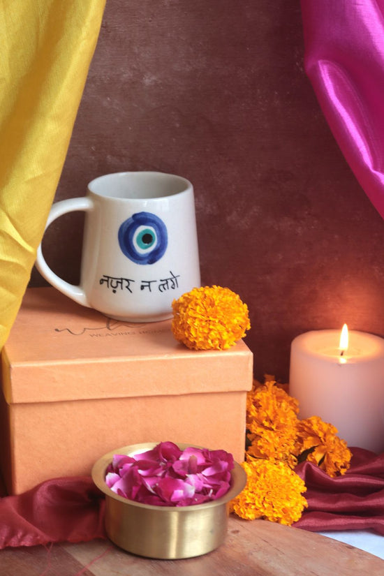 Handmade Nazar mug Diwali gift box