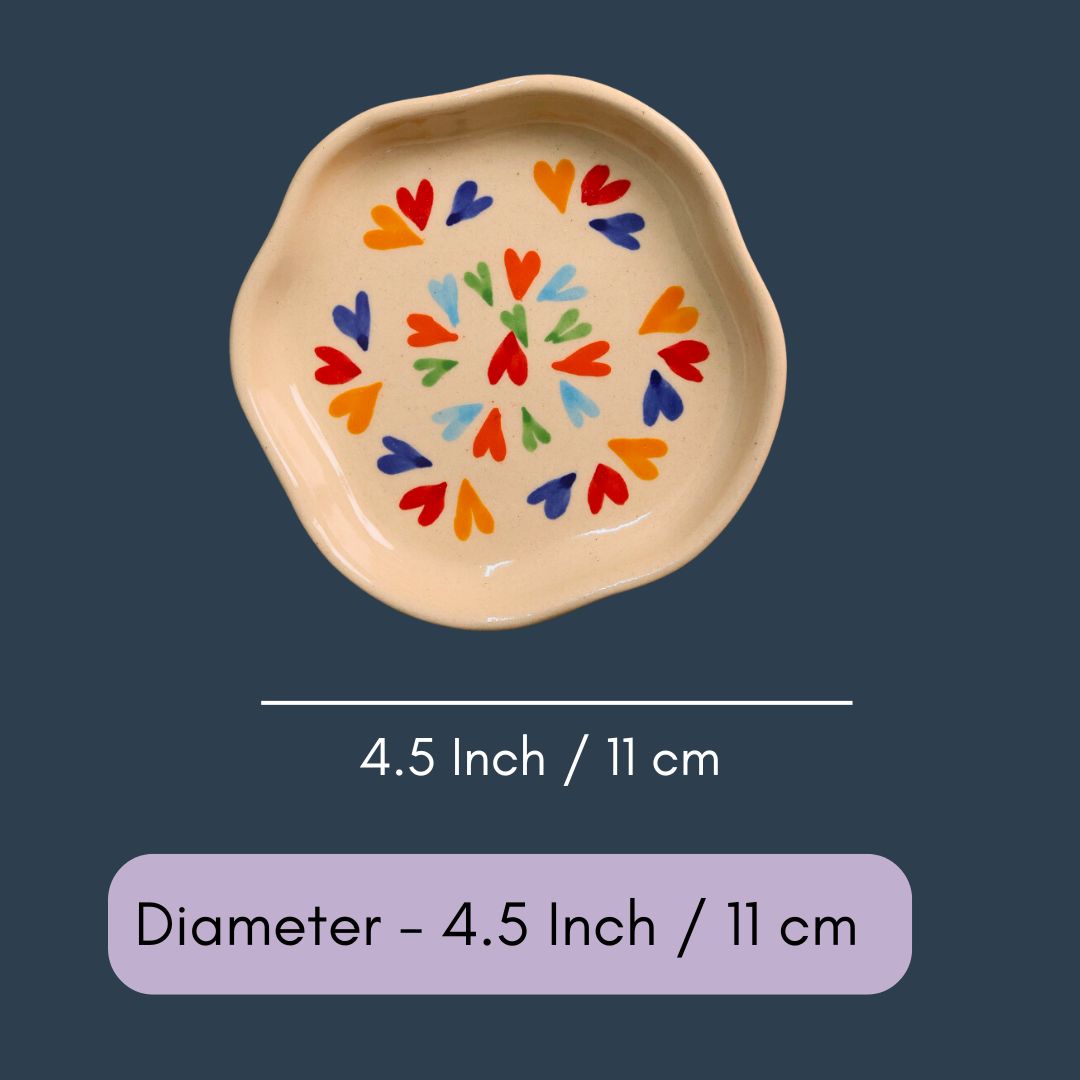 #LOVEISLOVE handmade Dessert Plate