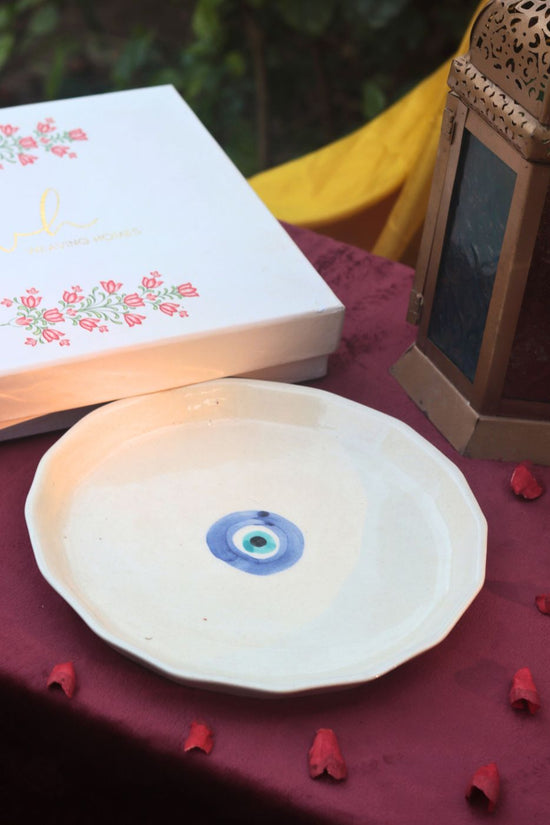Evil Eye Plate in a premium Gift Box for this festival
