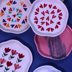 Set of 6 Best Handmade Dessert Plates (for the price of 5) handmade in india