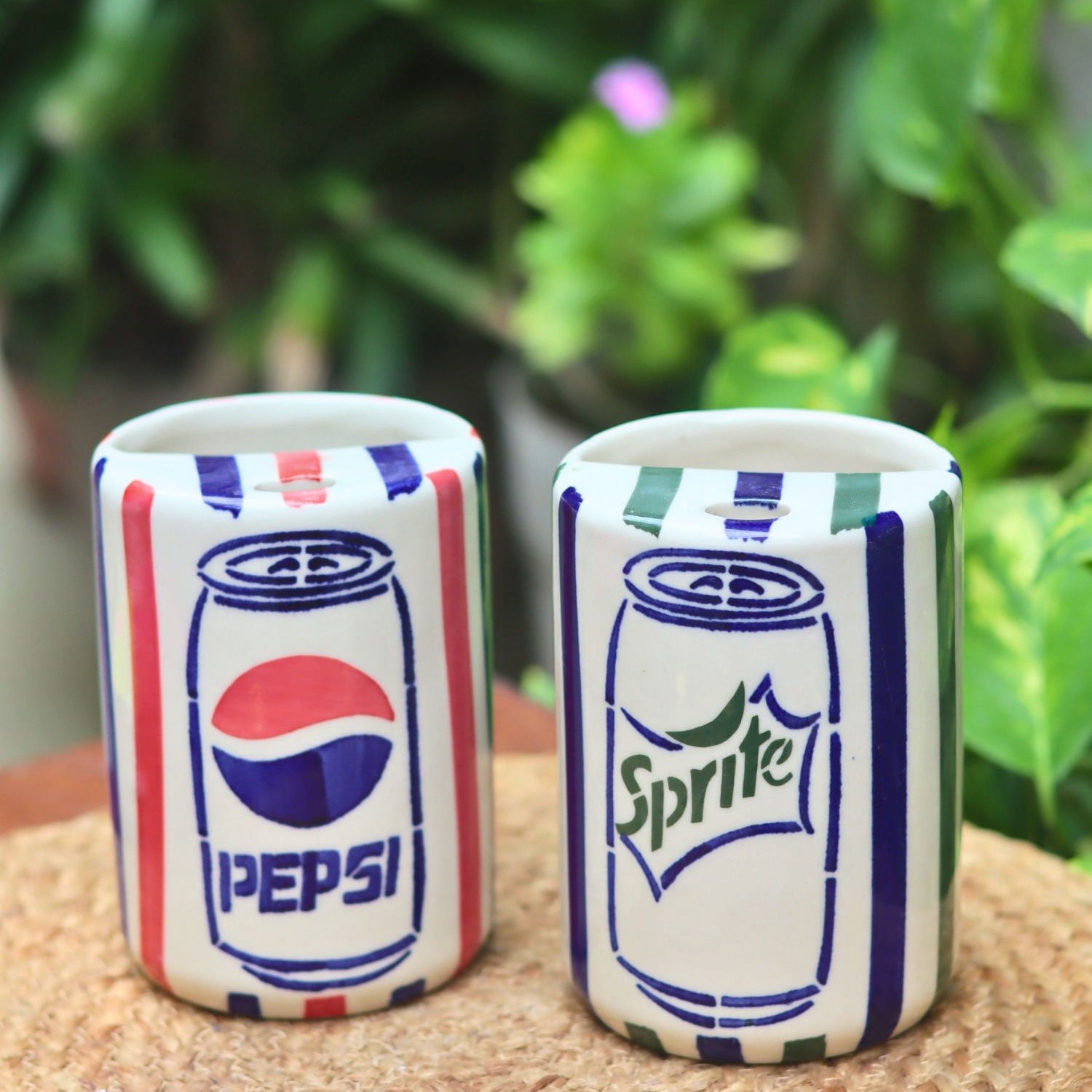 Handmade Set of 2 - Pepsi & Sprite Tumbler combo